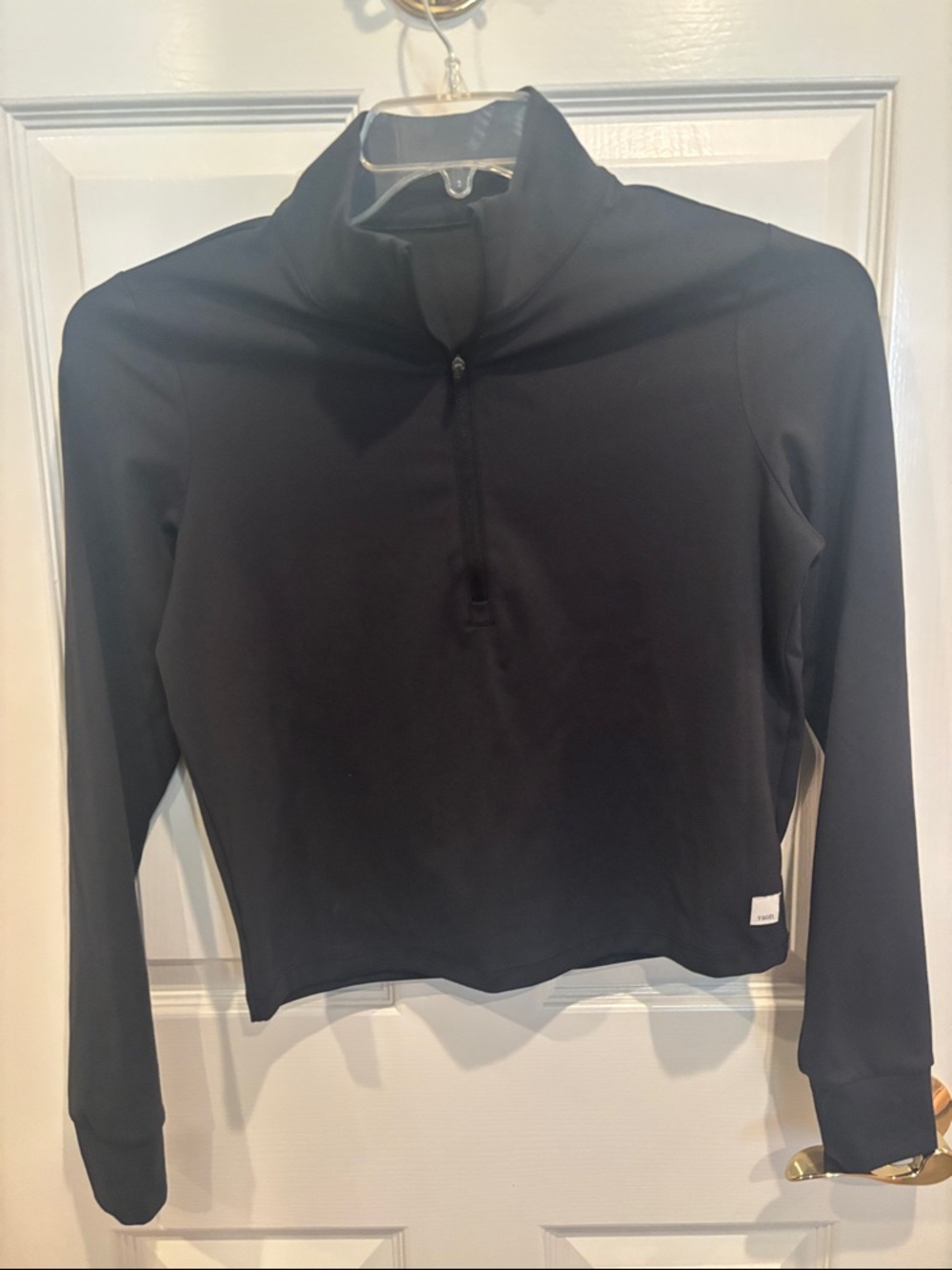 Vuori Black Women's Quarter-Zip Pullover